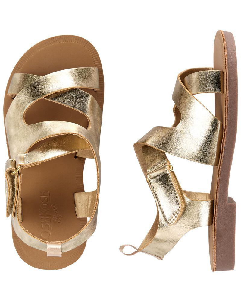 Gold Strappy Sandals | Carter's