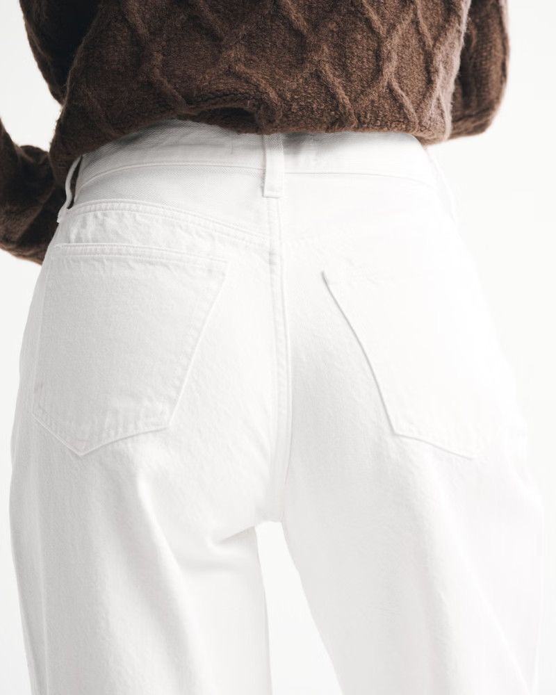 Women's High Rise Wide Leg Jean | Women's Bottoms | Abercrombie.com | Abercrombie & Fitch (US)