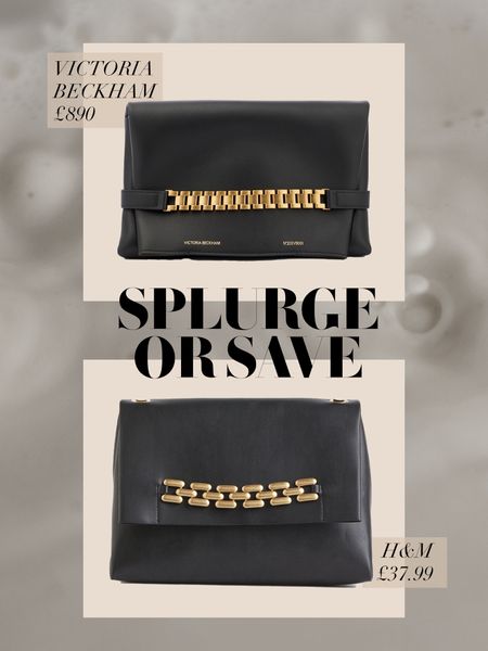 Chain leather pouch from Victoria Beckham Vs the shoulder bag from H&M 🖤
Splurge vs save | Credit vs debit | Black shoulder bag | Designer handbag | Dupe 

#LTKU #LTKitbag #LTKworkwear