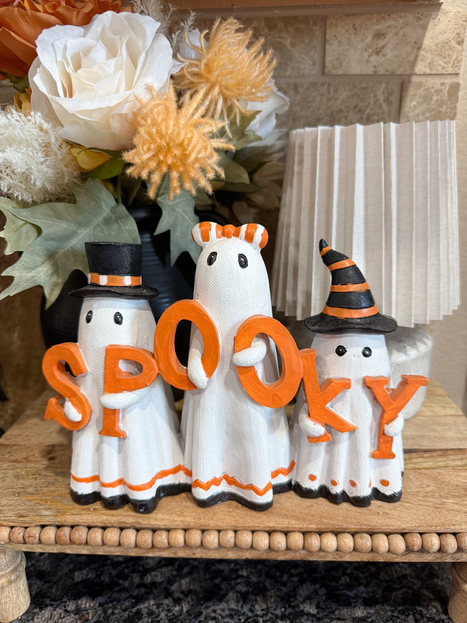 🧡🖤🧡Spooky season is here 🧡🖤🧡 #halloween #spookyseason #octobervibes #ghostdecor #kitchendecor 

#LTKHome #LTKHalloween #LTKSeasonal