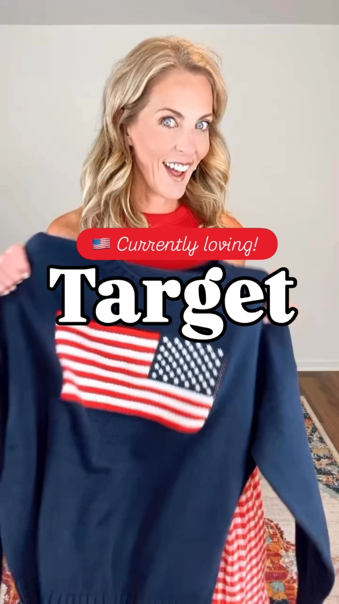 What goes with a flag sweater? Everything let me show you!! Like + Comment "FLAG" and I'll send you the links straight to your DMs! 

Everyday style meets patriotic pride. This Target navy flag sweater ($30) paired with our closet favorites is giving cute, classic, and covered in grace. There is an outfit perfect for work, shopping, or an afternoon cookout. Sometimes the most powerful statement is one of quiet strength and a really great outfit. No better statement piece than a 🇺🇸 sweater!!! 

Fourth of July outfit idea, mom outfit, patriotic outfit women, walmart dress, Target flag sweater, summer holiday style, affordable style look, everyday outfit inspo, patriotic fashion, Americana outfit idea 

#RedWhiteAndBlue #SummerStyle
#WomensFashion #AmericanStyle #FlagSweater #AmazonStyle #AffordableFashion #MomStyle #PatrioticStyle #WeekendStyle


#LTKStyleTip #LTKOver40 #LTKFindsUnder50