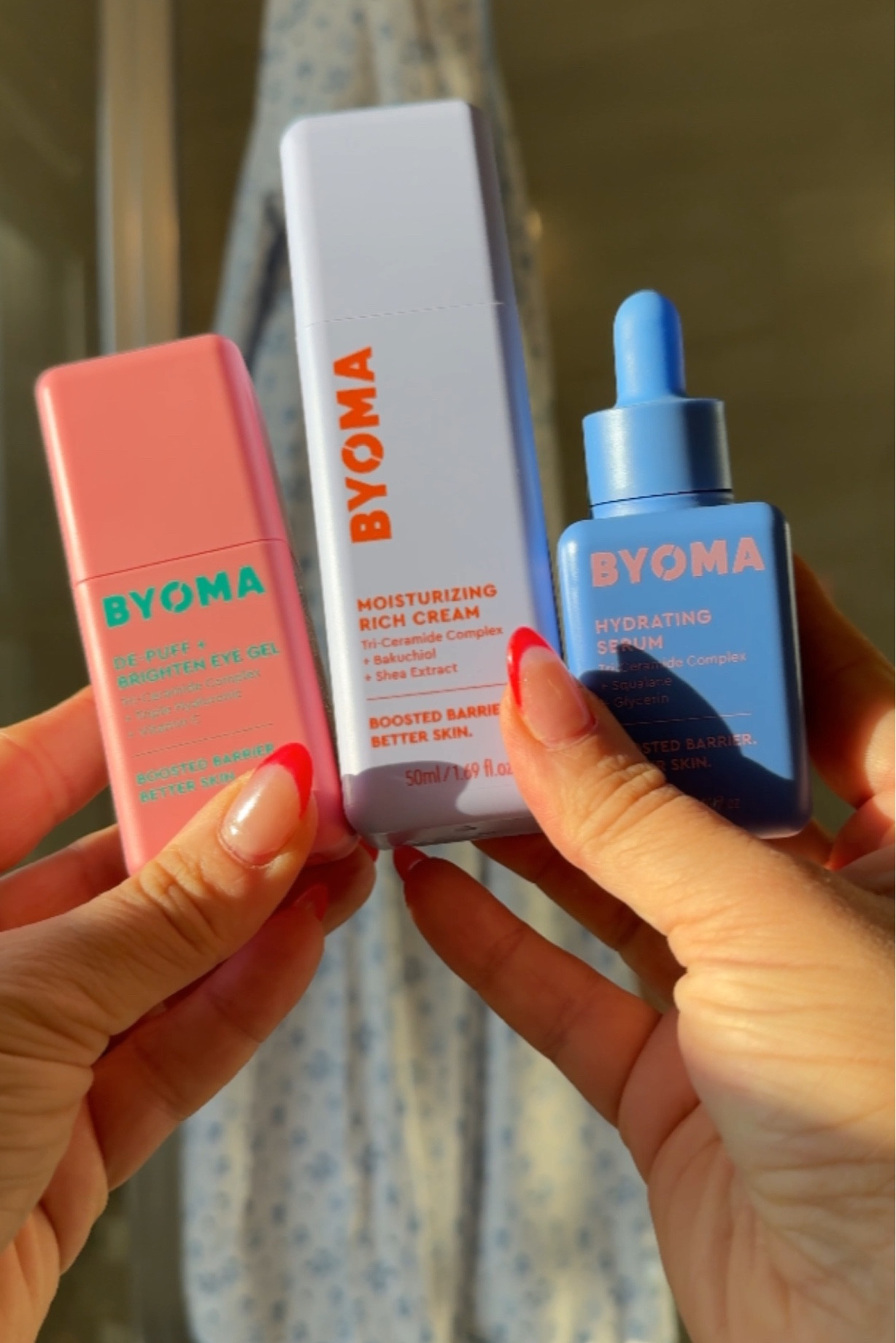 #ad I have been LOVING the @BYOMA line at @Target! The line is Derm-approved, cruelty free, and is made with barrier boosting formulas that actually make a noticeable difference in my skin while still being available at an affordable price! My current lineup is the BYOMA De-Puff + Brighten Eye Gel, then their Hydrating Serum and I finish off with the Moisturizing Rich Cream! #byoma, #byomapartner, #Target, #targetpartner @shopltk

Follow my shop @lizwebber_ on the @shop.LTK app to shop this post and get my exclusive app-only content!

#liketkit 
@shop.ltk
https://liketk.it/4rTNF