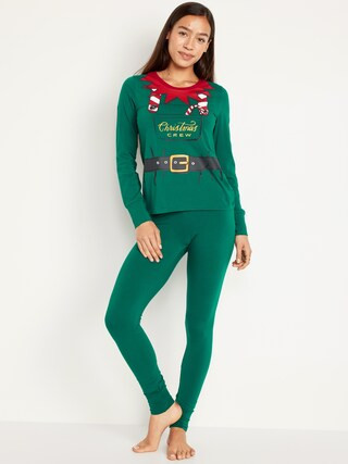 Matching Holiday Graphic Pajama Set for Women | Old Navy (US)