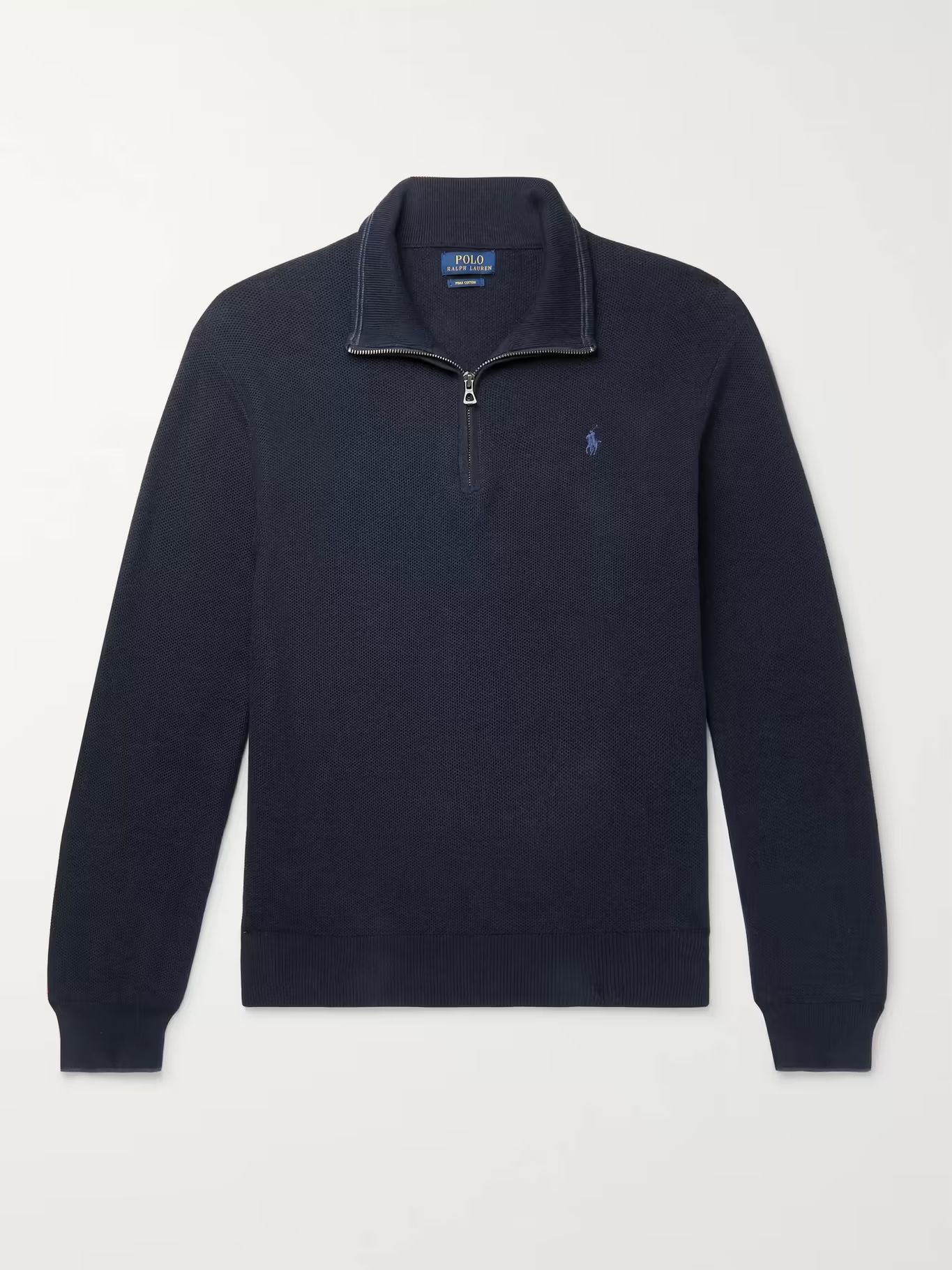 Waffle-Knit Cotton Half-Zip Sweater | Mr Porter (US & CA)