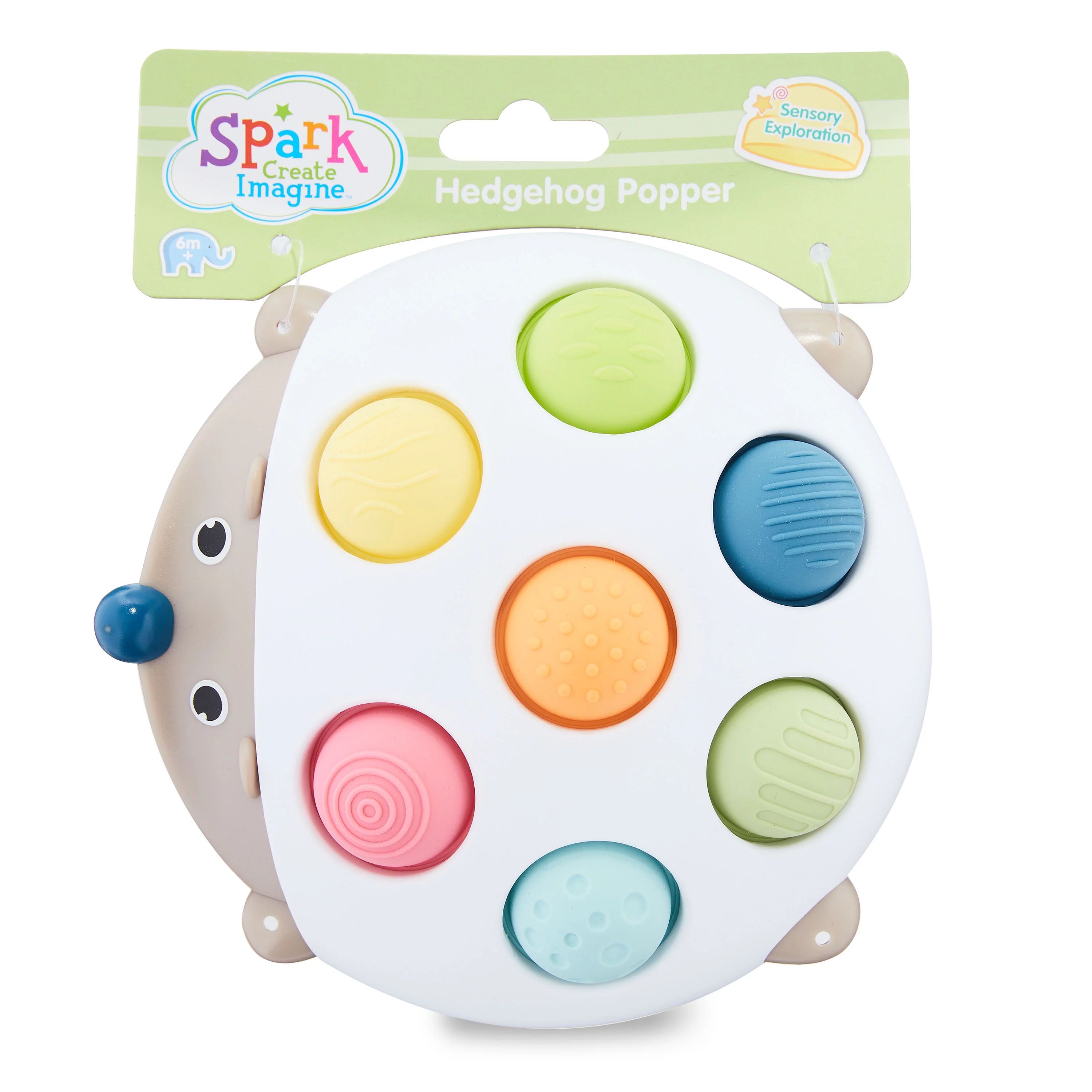 Spark Create Imagine Hedgehog Popper Sensory Learning Fidget Toy, 6 mons + - Walmart.com | Walmart (US)