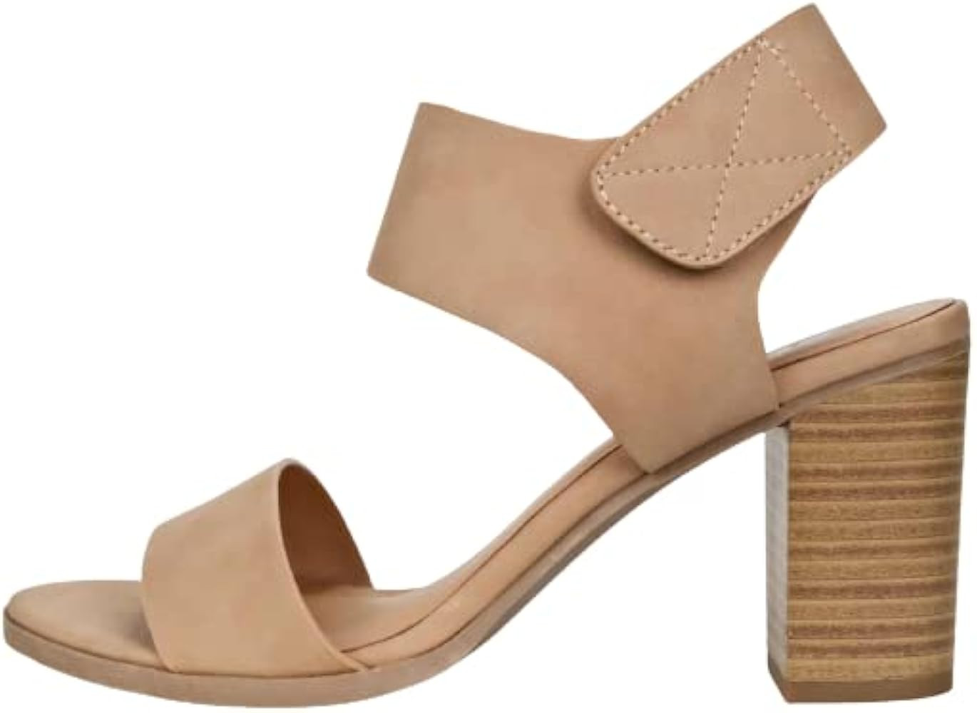 Soda Topshoeave Wait Womens Open Toe Chunky Heel Ankle Strap Shoes Block High Heel Dress Sandals | Amazon (US)