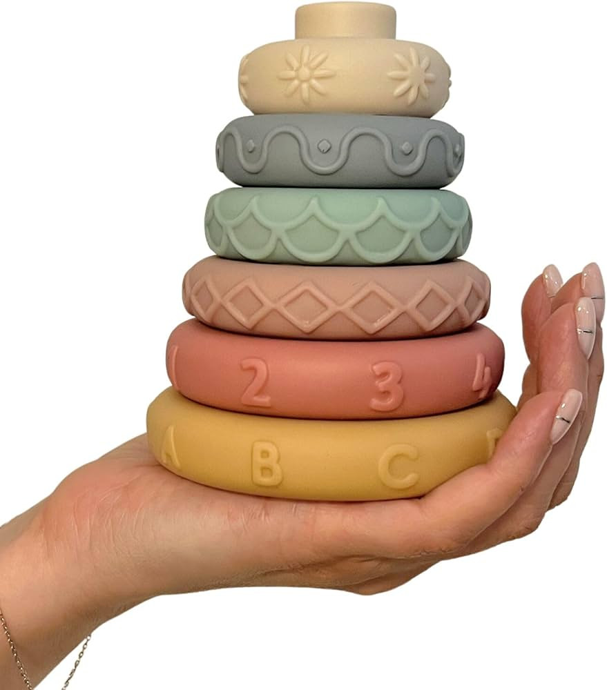 Mr. Pen- Stacking Rings Toy, 6 pcs, Stacking Toys, Stacking Rings, Baby Stacking Toys, Stacking R... | Amazon (US)