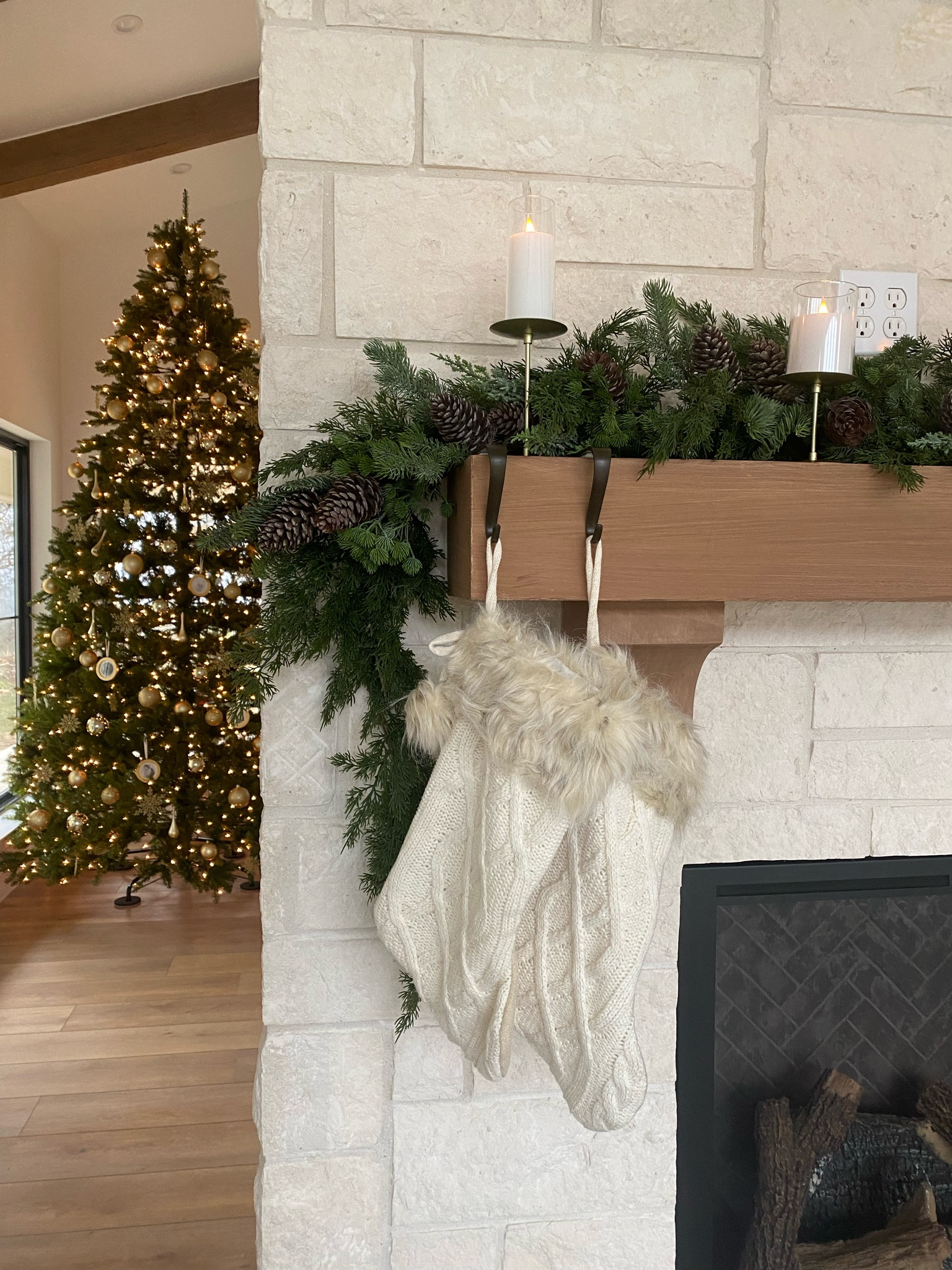 Found these beautiful neutral sad beige stockings for under $10 each! 

#LTKunder50 #LTKHoliday #LTKSeasonal