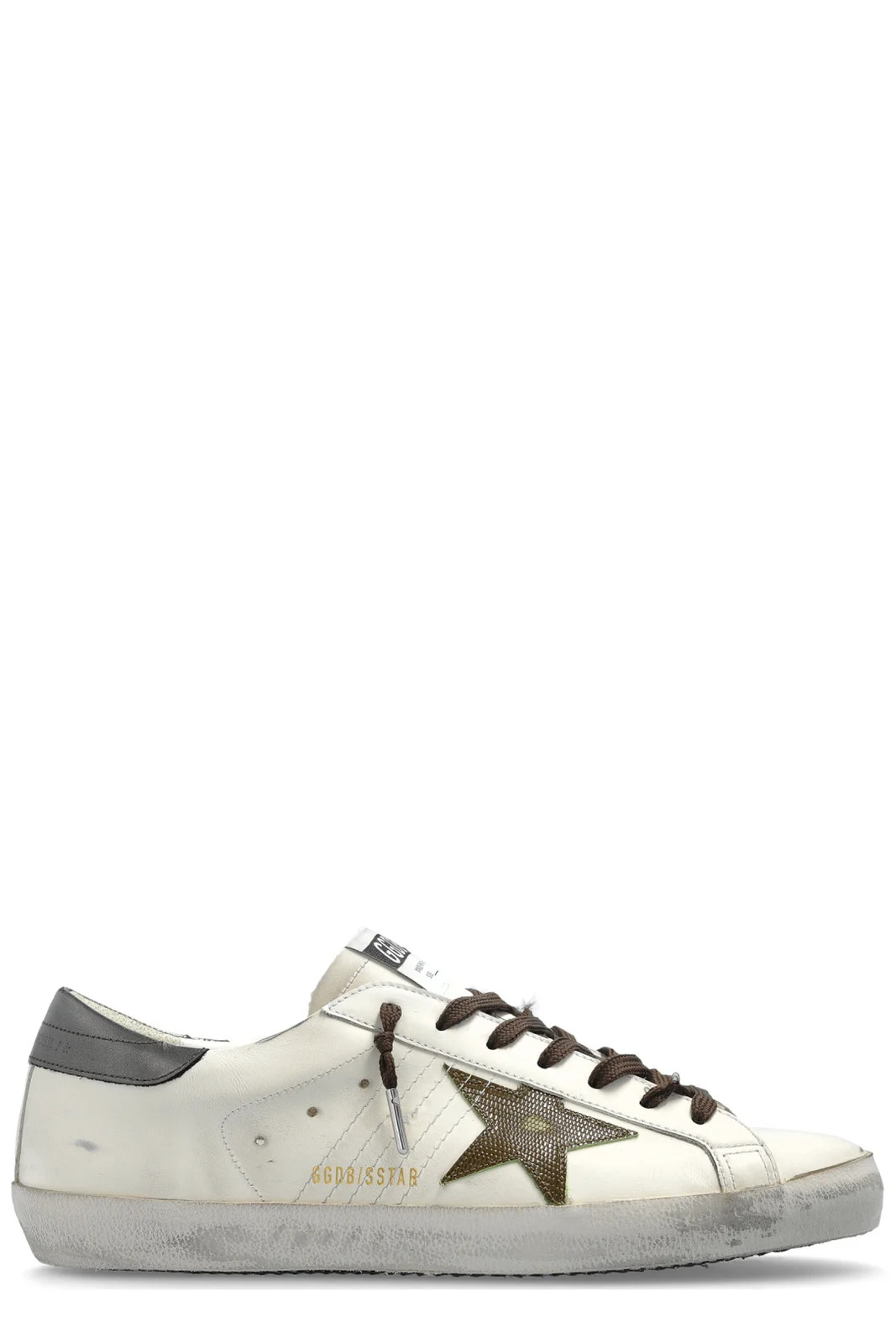 Golden Goose Deluxe Brand Super Star Lace-Up Sneakers | Cettire Global