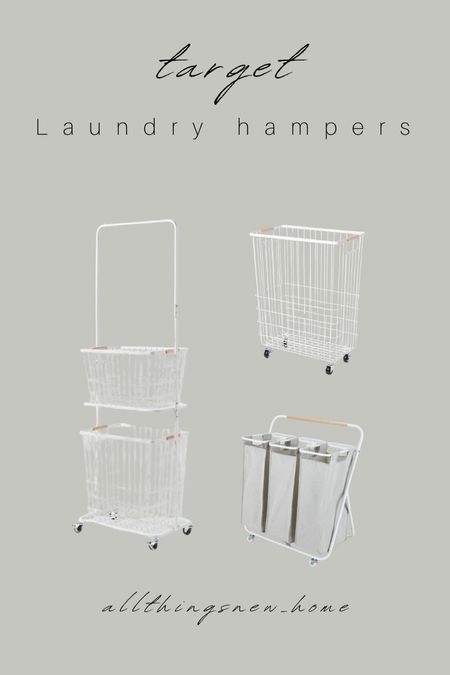 Target laundry rolling hampers 

#LTKstyletip #LTKhome #LTKfindsunder50