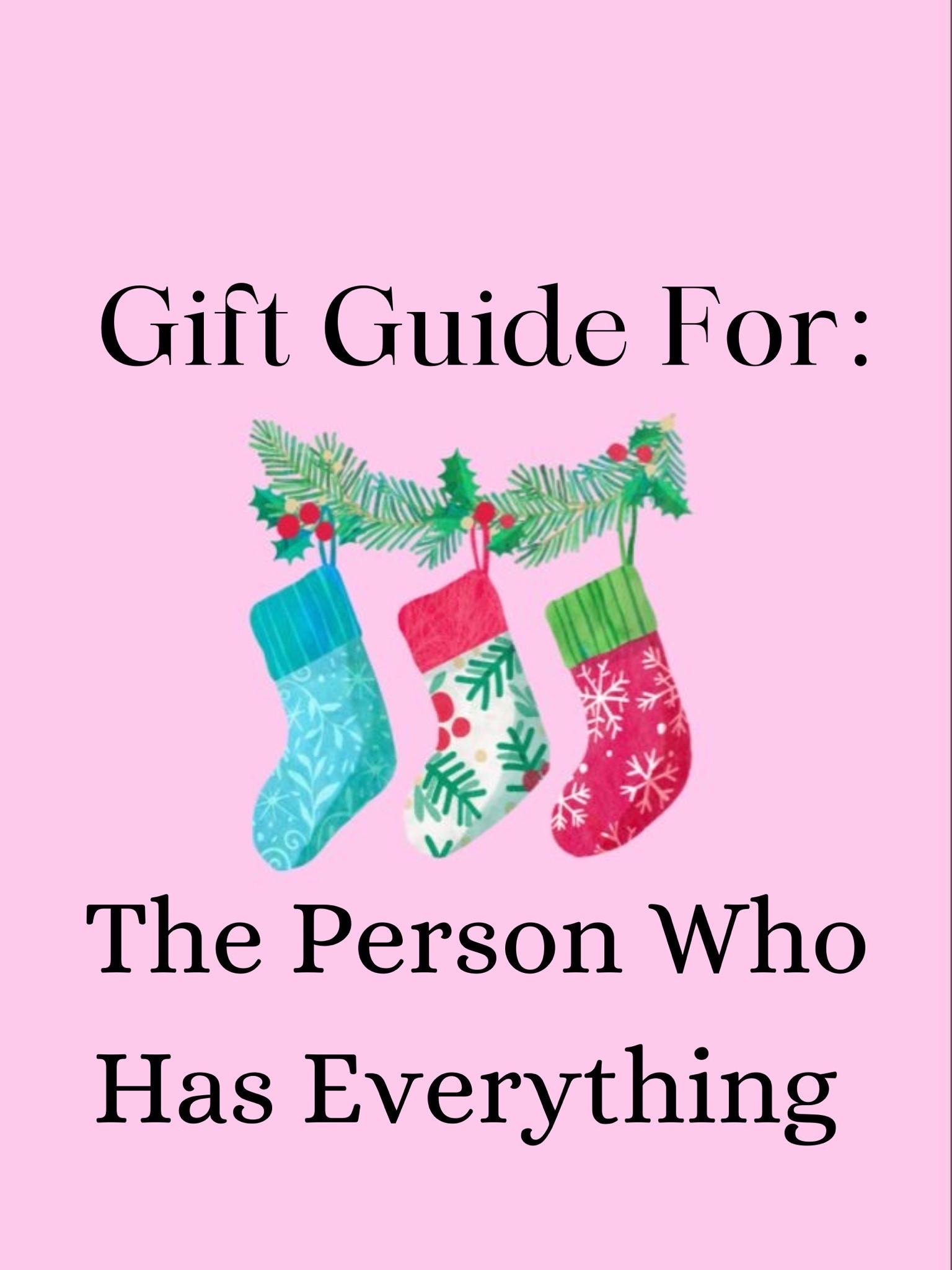 Gift guide for the person who has everything. Gift ideas for the person who has everything  

#LTKGiftGuide #LTKSeasonal #LTKHoliday