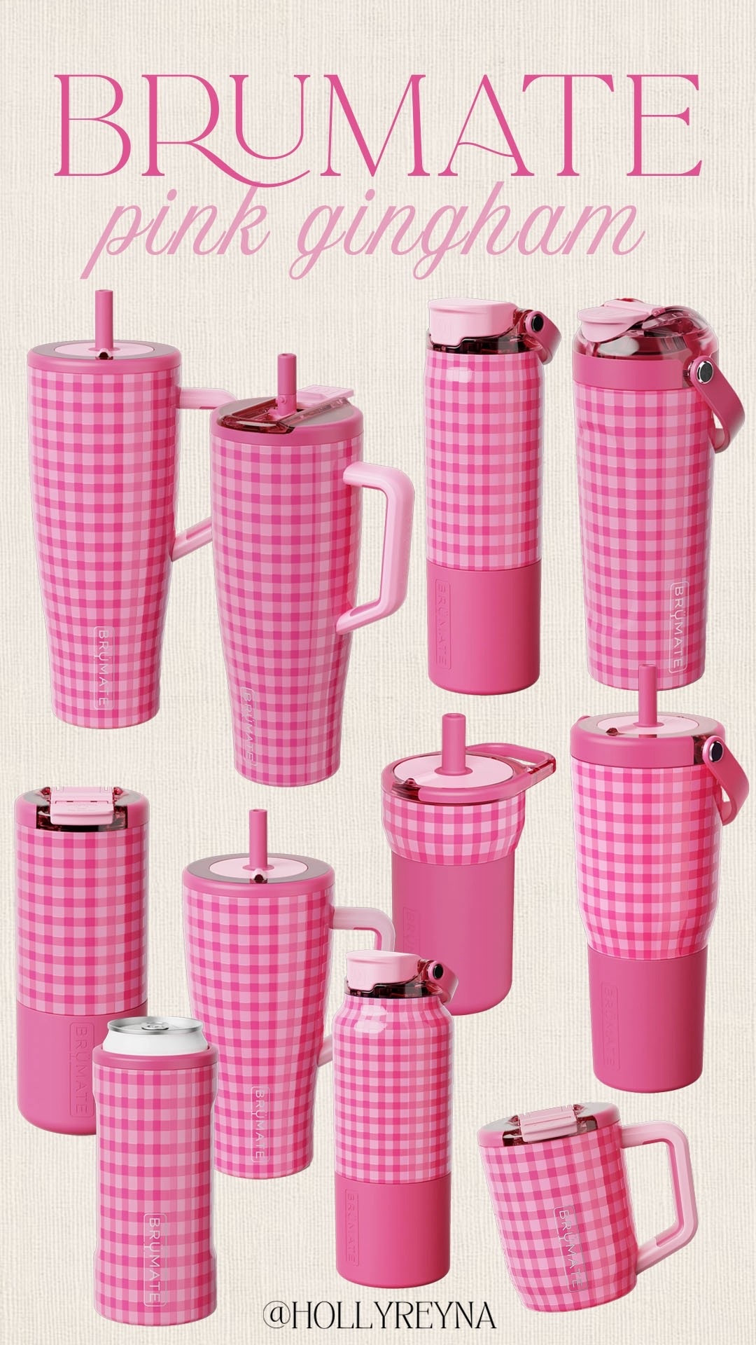 The new pink gingham Brumate collection! 🤩🩷

#brumate

Brumate new arrivals. Brumate pink gingham. Mother’s day gift idea. Pink gingham water tumbler  

#LTKmomlife #LTKfitnessgoals #LTKSeasonal