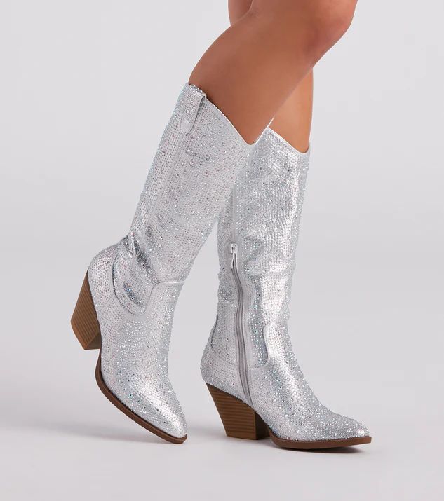 Country Diva Rhinestone Cowboy Boots | Windsor Stores