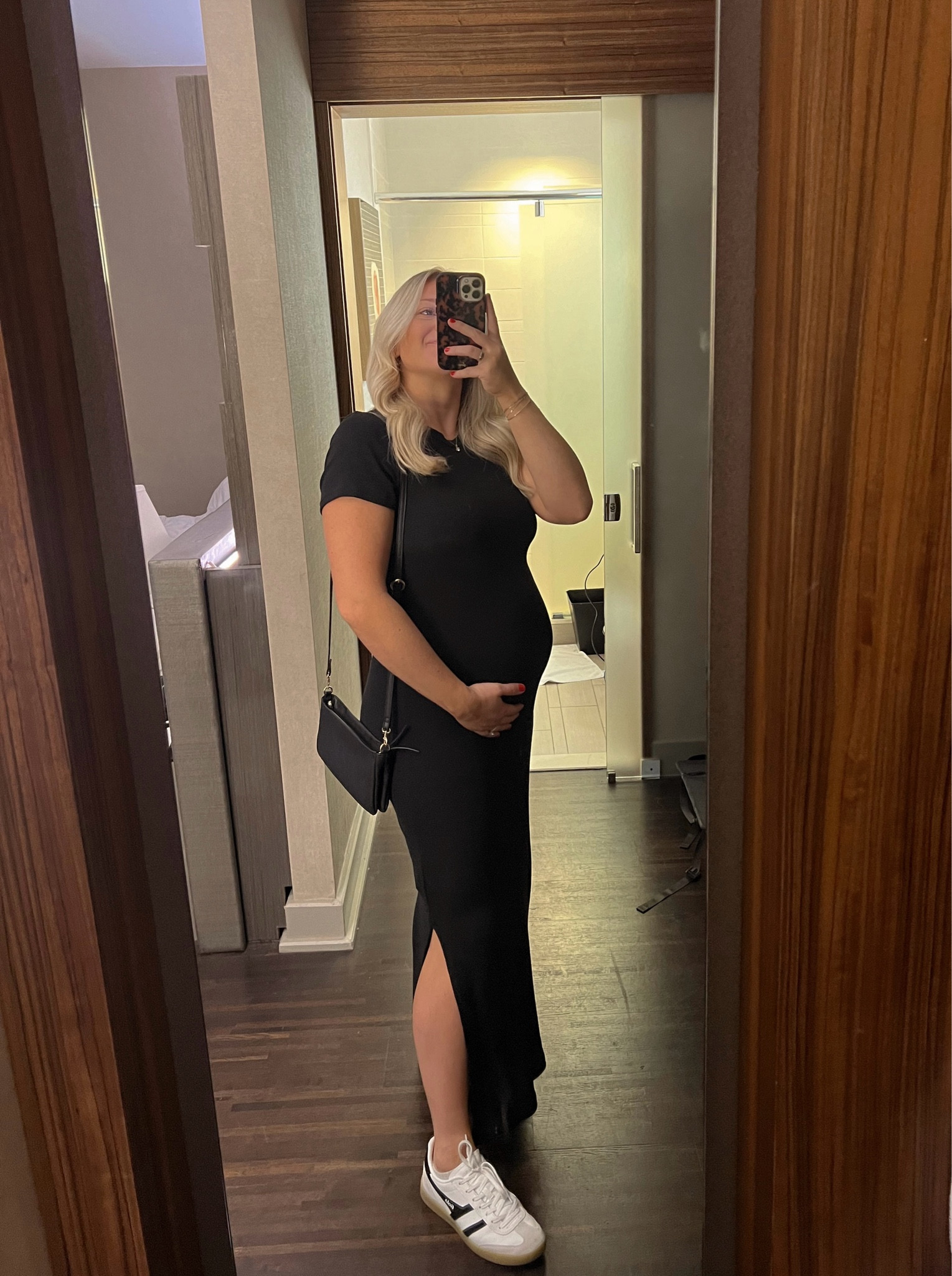 Currently living in this outfit! Dress is in a size M tall for the growing bump 🤰🏼

#LTKBump #LTKFindsUnder100 #LTKStyleTip