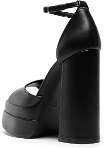 This item:  DREAM PAIRS High Heels Chunky Block Platform Heels for Women Ankle Strap Sexy Open Sq... | Amazon (US)