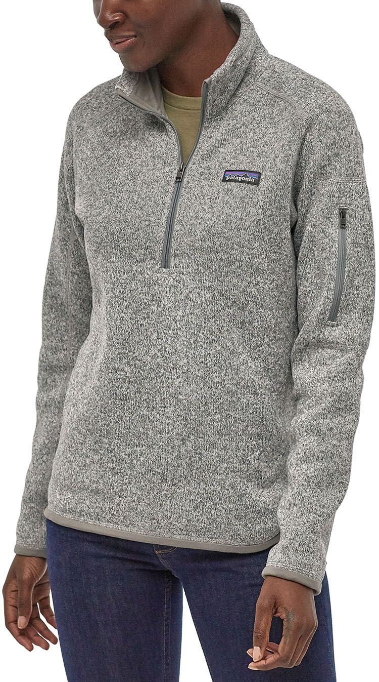 Patagonia Women's Better Sweater 1/4 Zip Pullover, Medium, Birch White | Dick's Sporting Goods