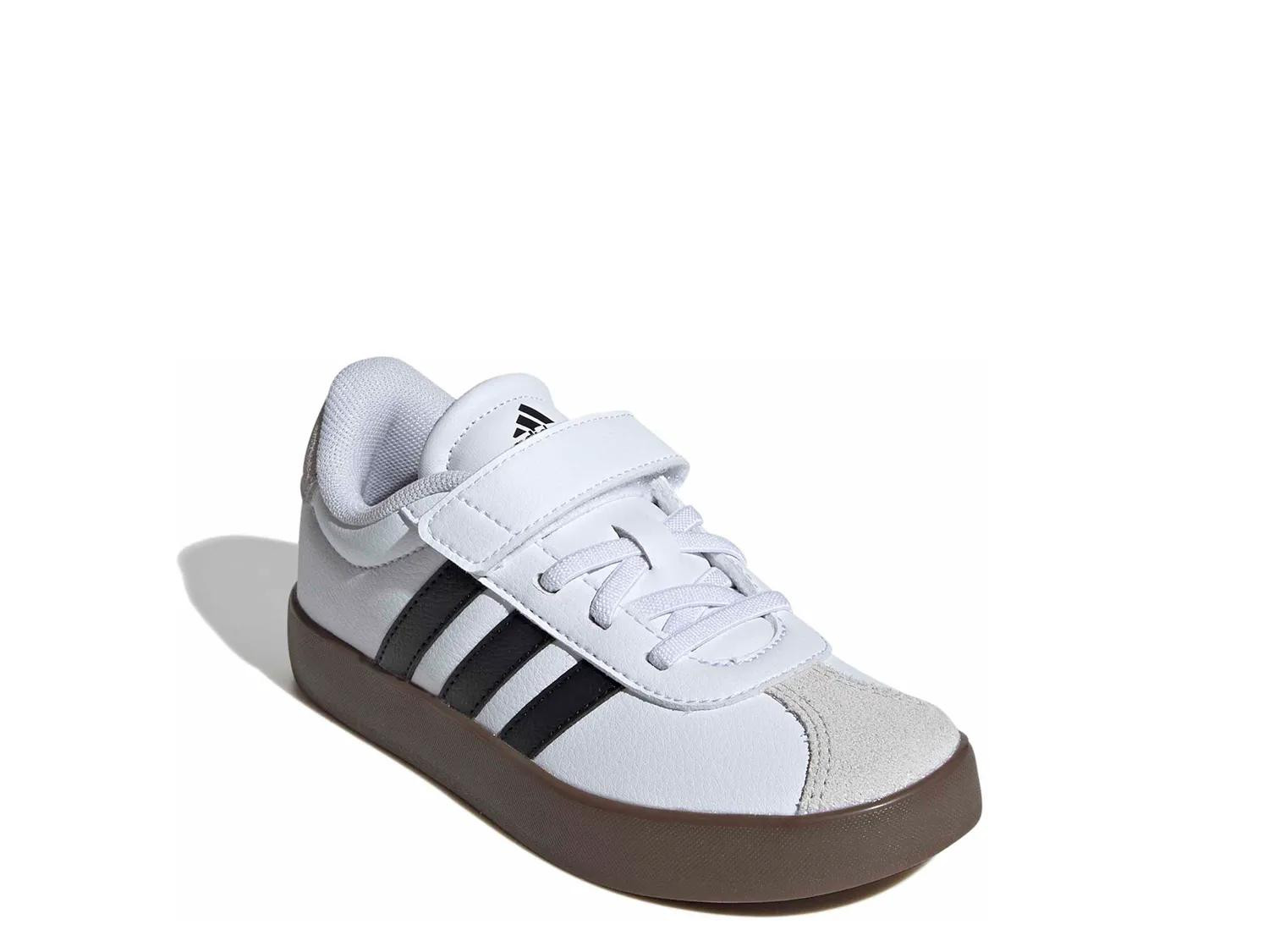 adidas VL Court 3.0 Sneaker Kids' | Boys | Girl's | White | Size 2.5 Youth | Sneakers | Athletic | DSW