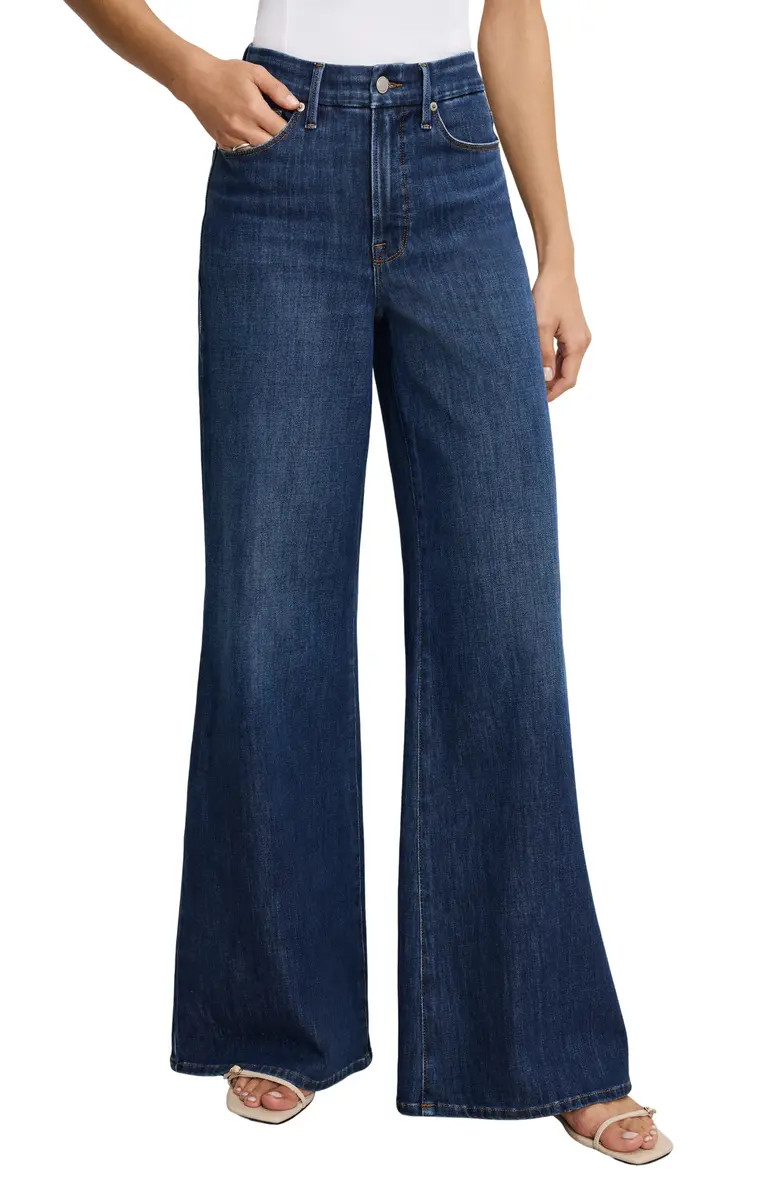 Soft-Tech Good Waist Palazzo Jeans | Nordstrom