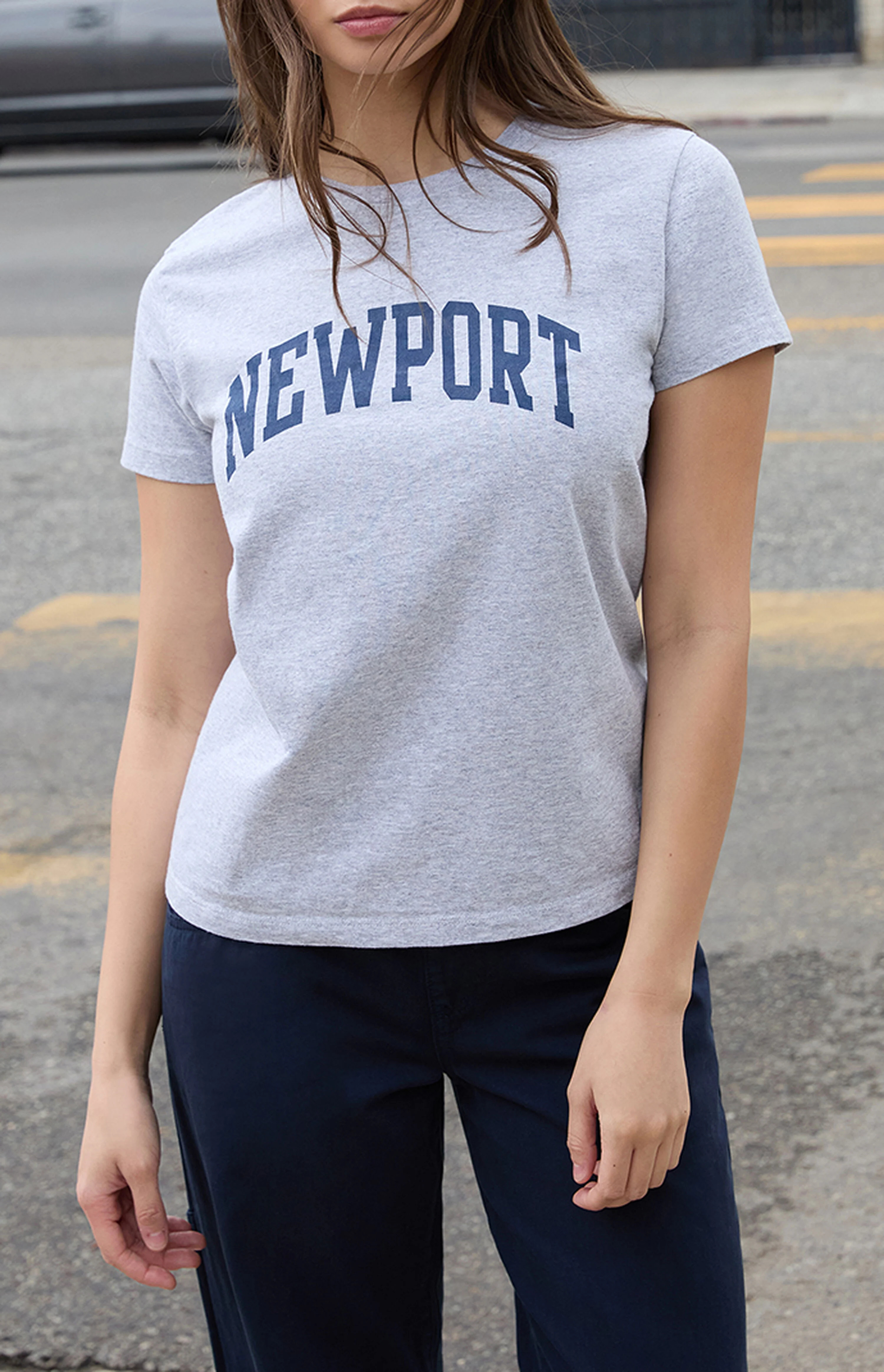 Gray Newport T-Shirt | PacSun