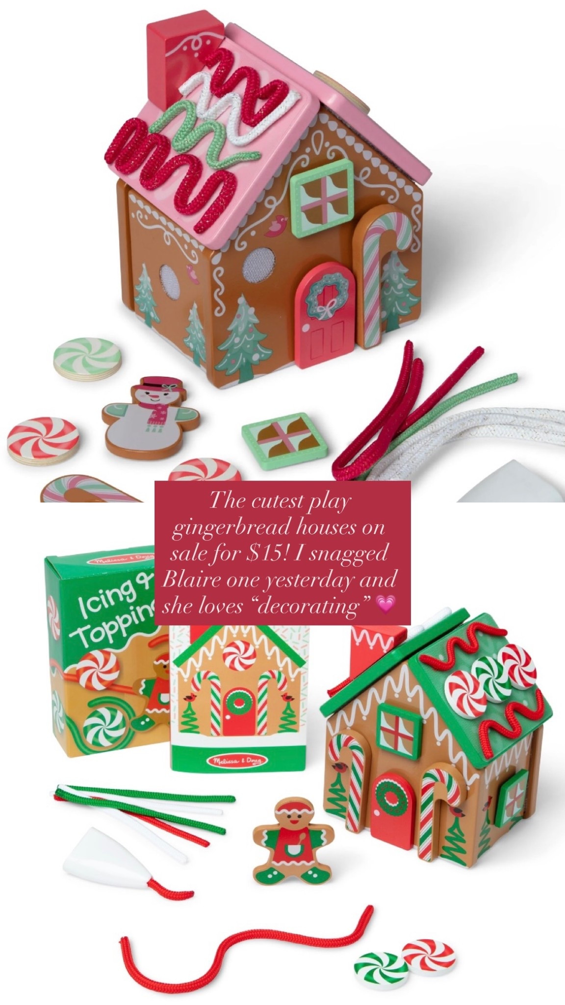 Kids play gingerbread houses! Perfect for Christmas play. On sale for $15! 

#LTKHoliday #LTKGiftGuide #LTKKids