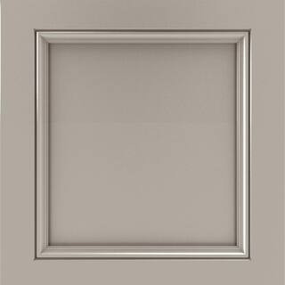 Vance 14 1/2 x 14 1/2 in. Cabinet Door Sample in Painted Sterling | The Home Depot