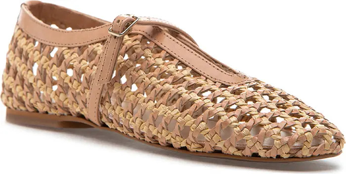 Izabel Woven Raffia Ballet Flat (Women) | Nordstrom