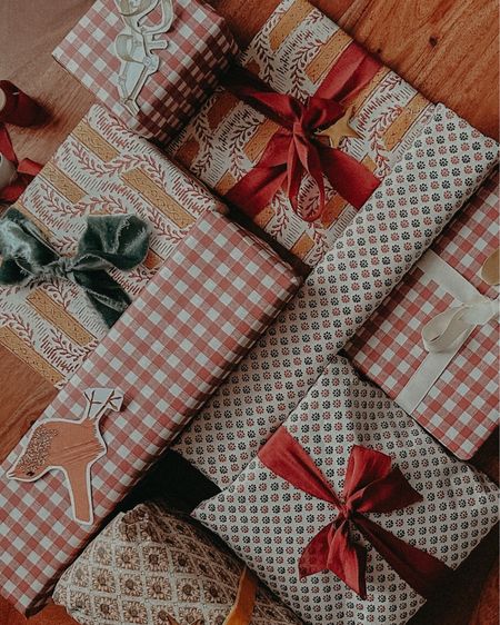 Round- up of pretty festive gift wrapping paper & ribbons

#LTKSeasonal #LTKGiftGuide #LTKHoliday