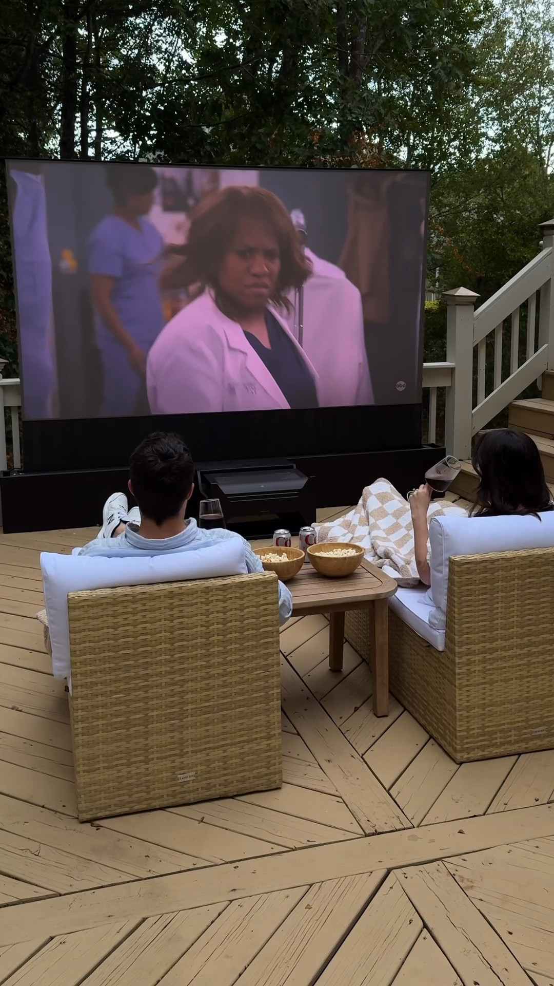 The COOLEST projector and rising screen!! Also linked our outdoor furniture



#LTKHome