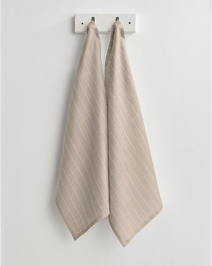 Solino Home Linen Kitchen Towels 17 x 26 Inch – 100% Pure Linen Set of 2 Kitchen/Tea Towels for... | Amazon (US)
