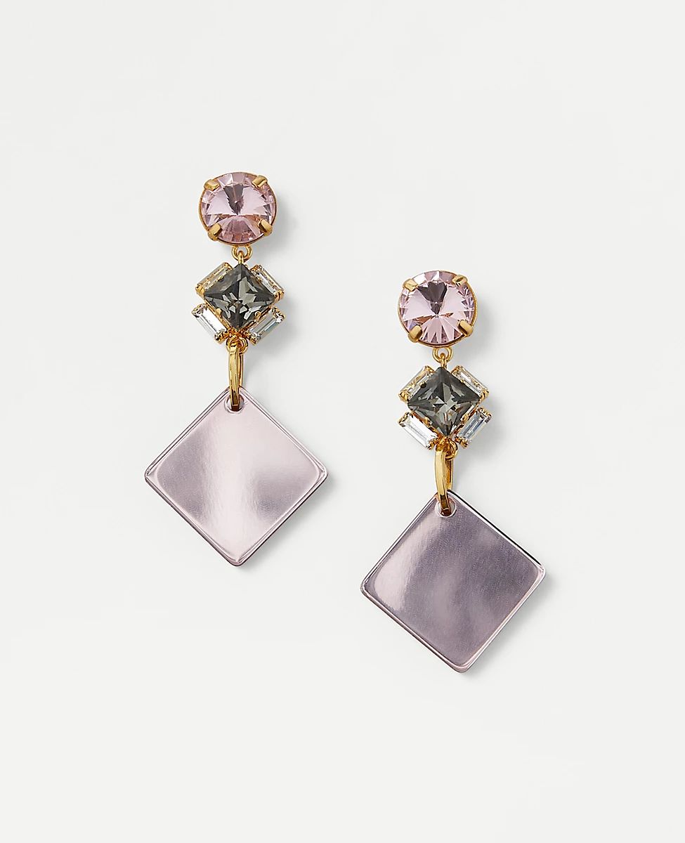 Italian Collection Crystal Drop Earrings | Ann Taylor (US)