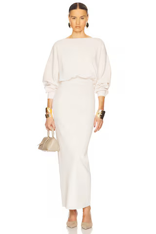 Helsa Hildie Maxi Dress in Cream from Revolve.com | Revolve Clothing (Global)