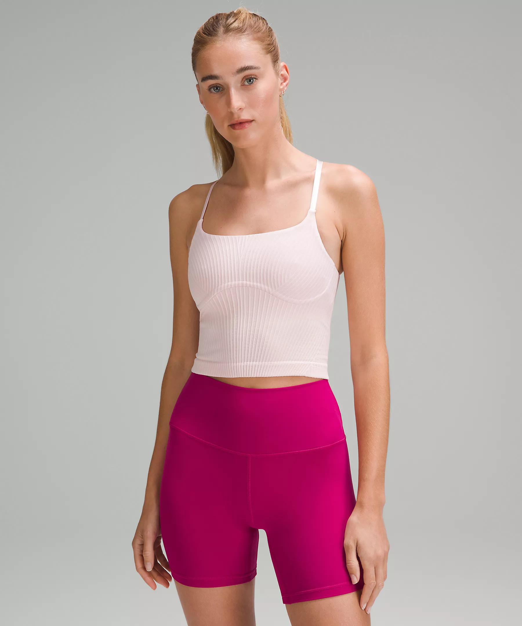 Strappy Seamless Yoga Shelf Tank Top | Lululemon (US)