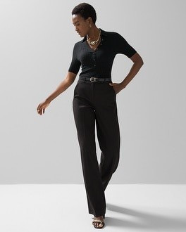 WHBM® Luna Wide Leg Trouser | White House Black Market