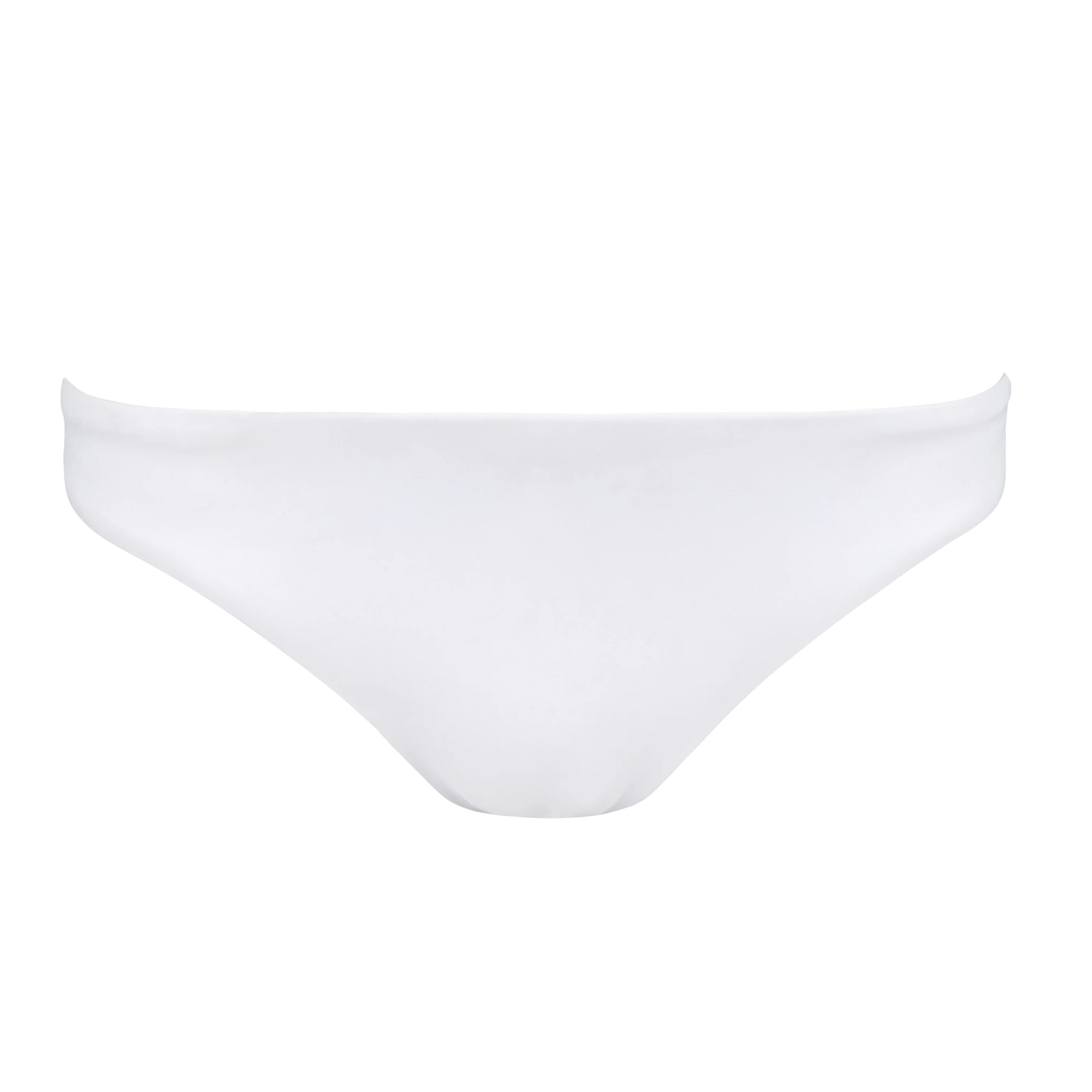 women's white low waisted bikini bottom | minnow swim | minnow