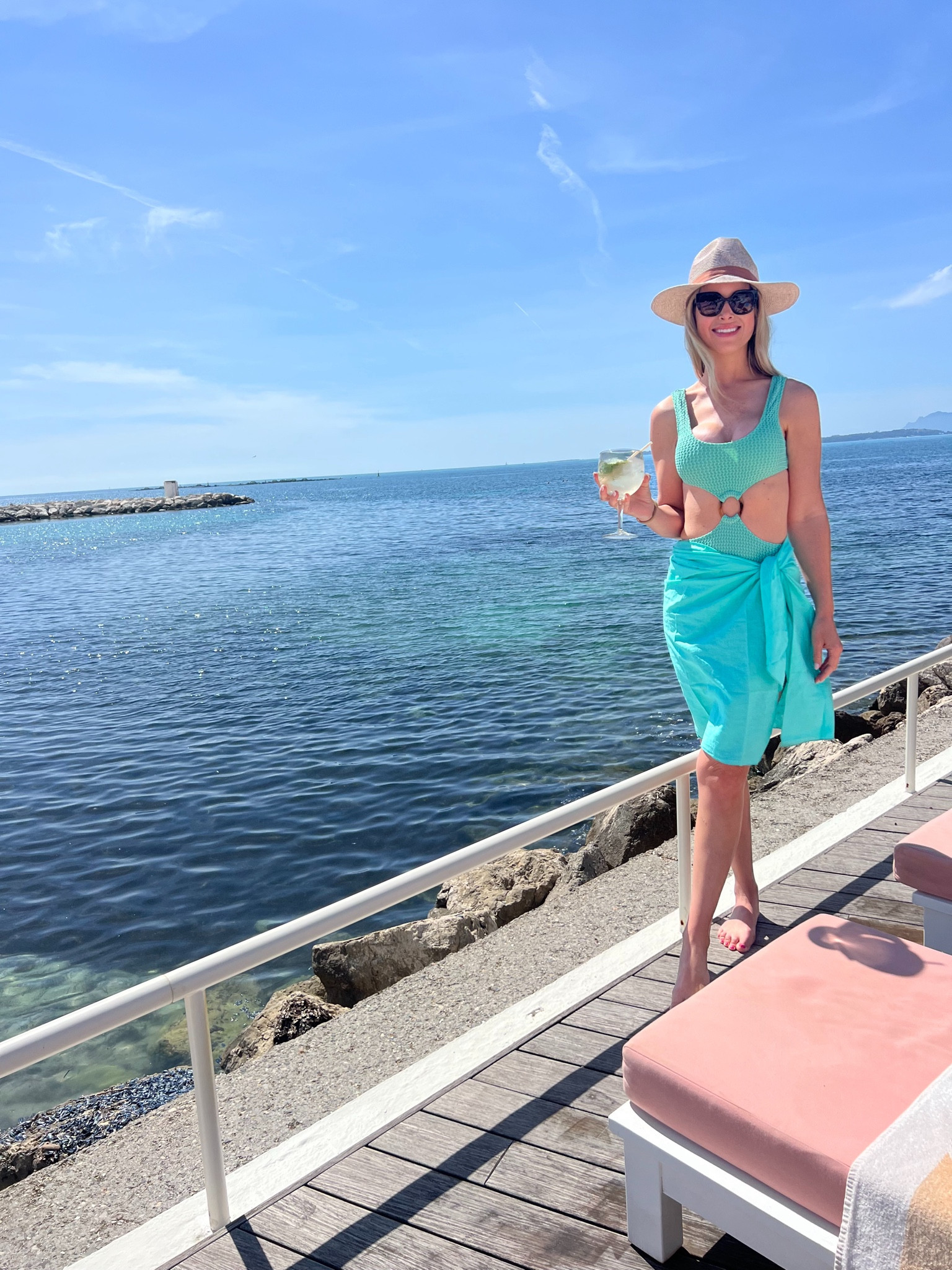 Spring break in the French Riviera.

Swim suit with sarong 
Packable hat
Montce swim
Leather slides

#LTKeurope #LTKswim #LTKtravel