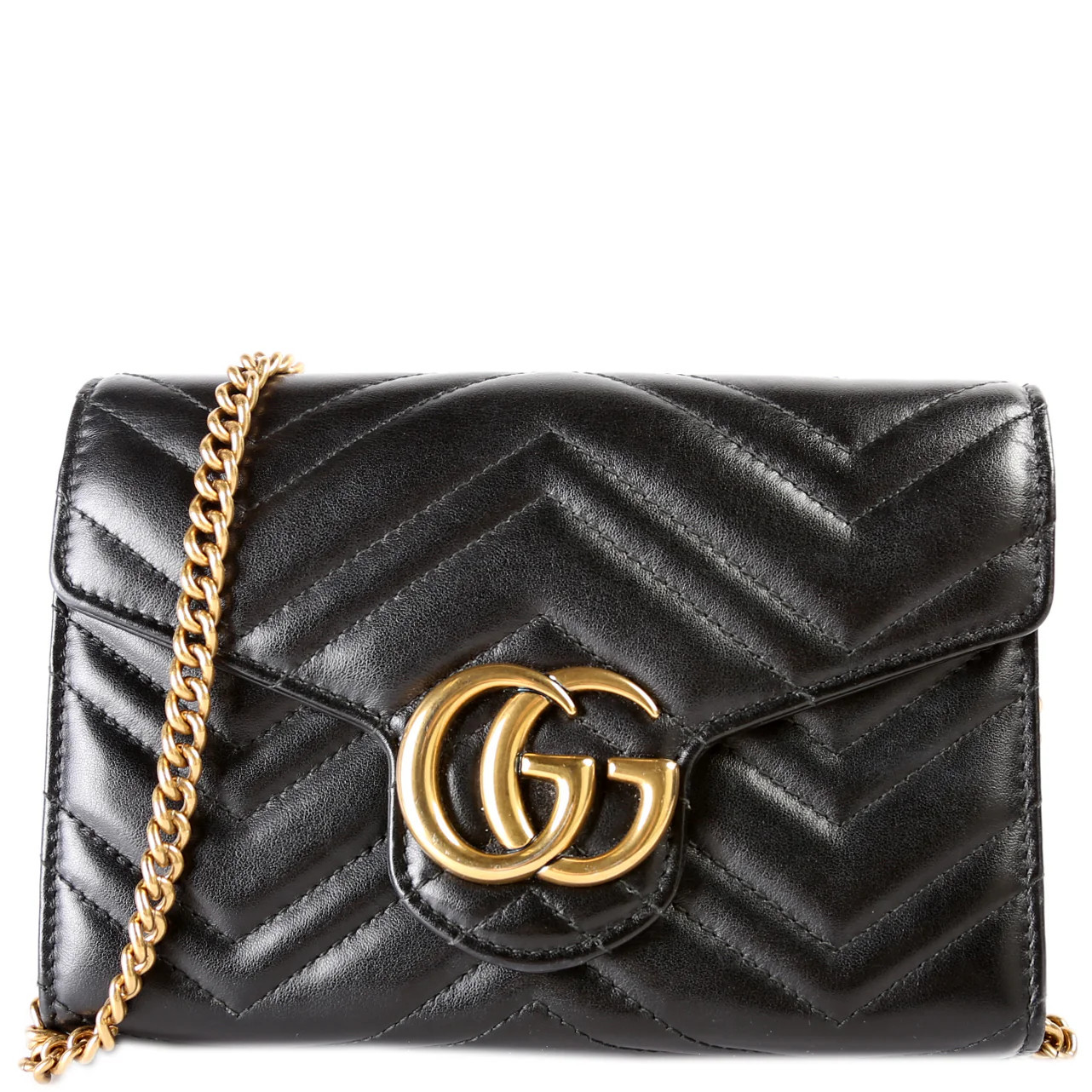 474575 Marmont Chain Wallet | Keeks Designer Handbags