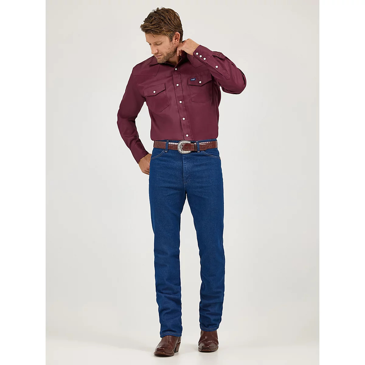 Wrangler® Cowboy Cut® Slim Fit Jean in Prewash Indigo | Wrangler