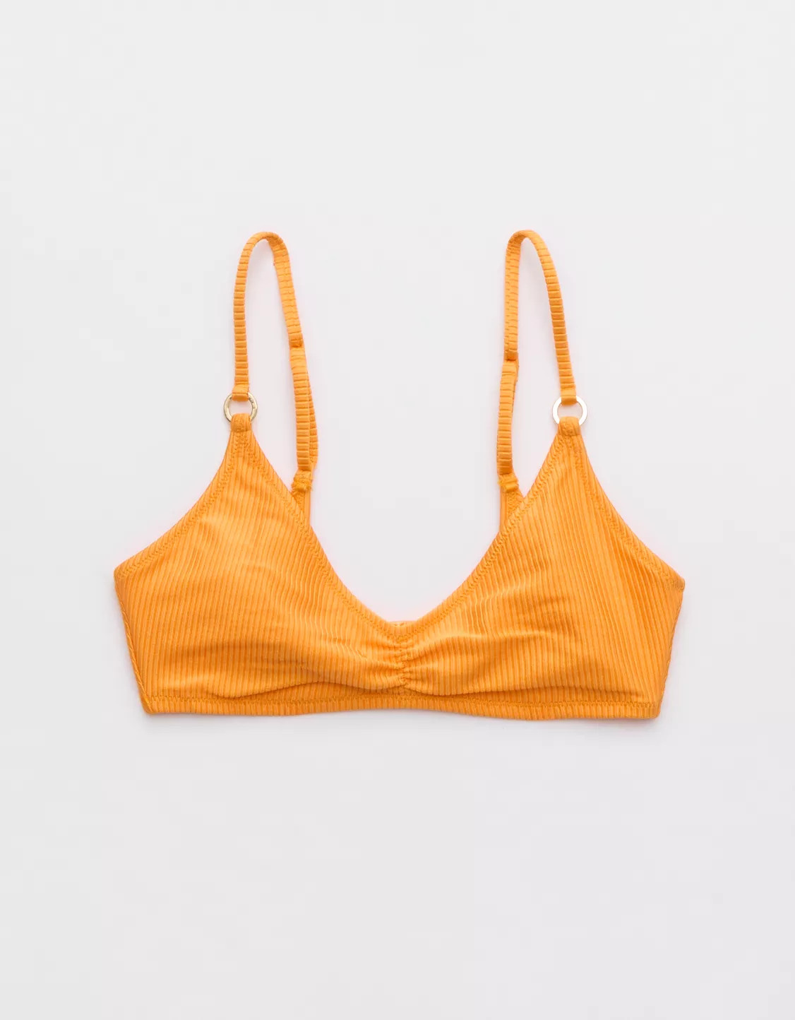 Aerie Beach Babe Shine Rib Voop Bikini Top | Aerie