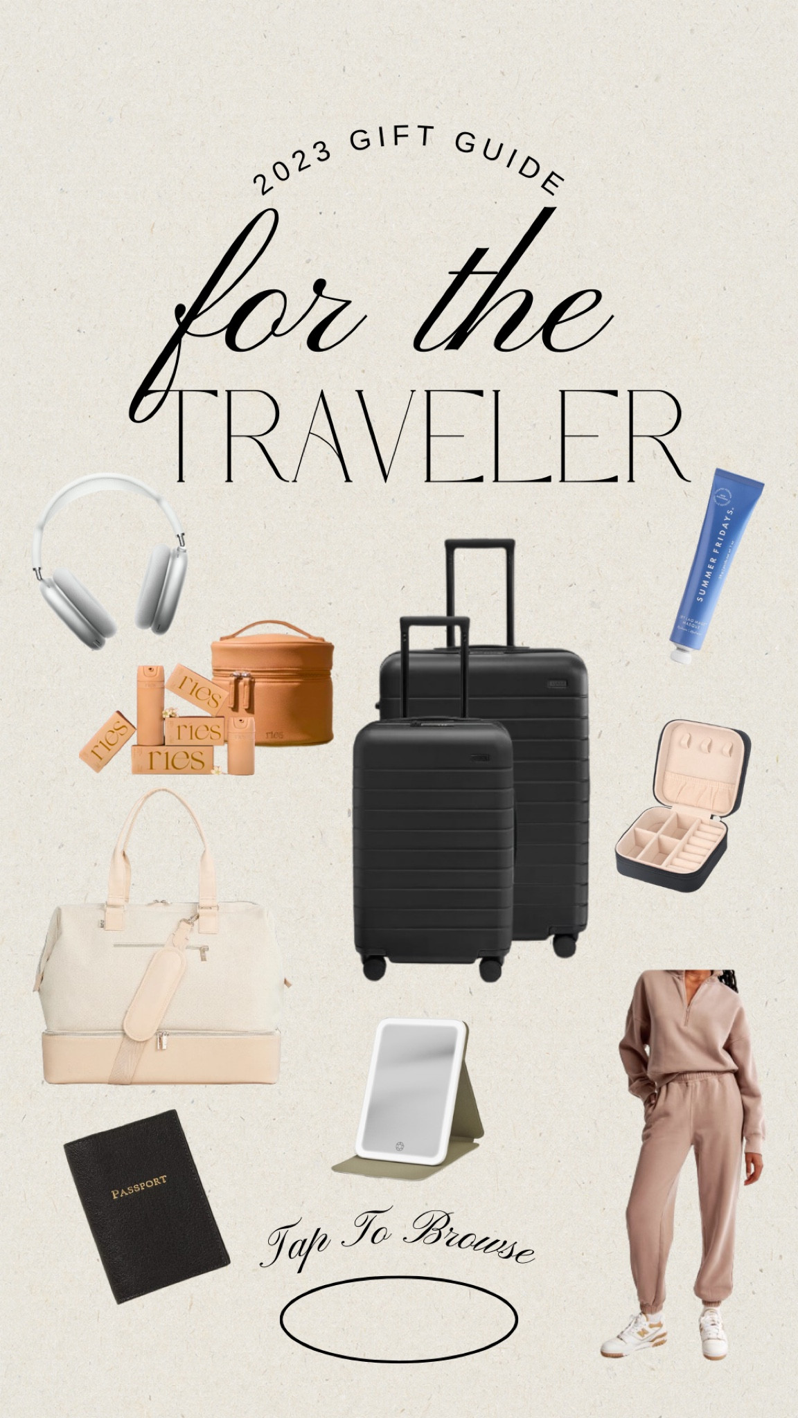 2023 Gift Guide for the Traveler in your life! 🌎💫

necessities to make their trip extra special and think of you every time they’re on the go! 

#LTKGiftGuide #LTKHoliday #LTKfindsunder100