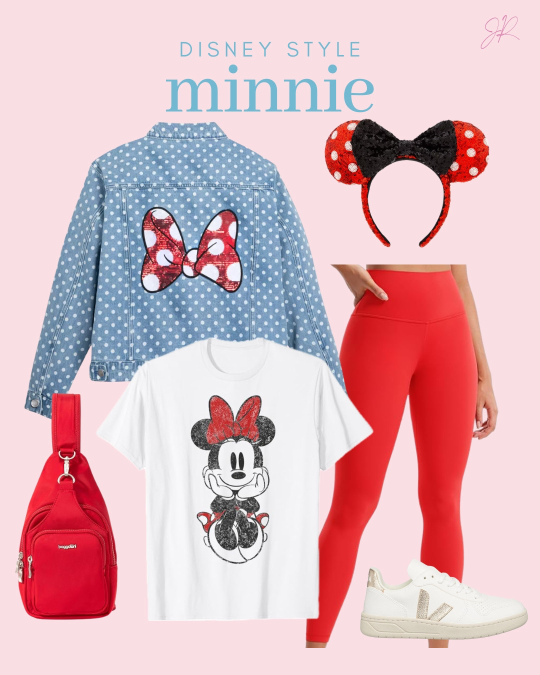Minnie Mouse inspired casual park day for Disney World 

 #LTKActive #LTKTravel #LTKFamily