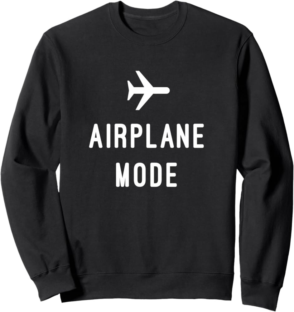 Airplane Mode Sweatshirt Sweatshirt | Amazon (US)