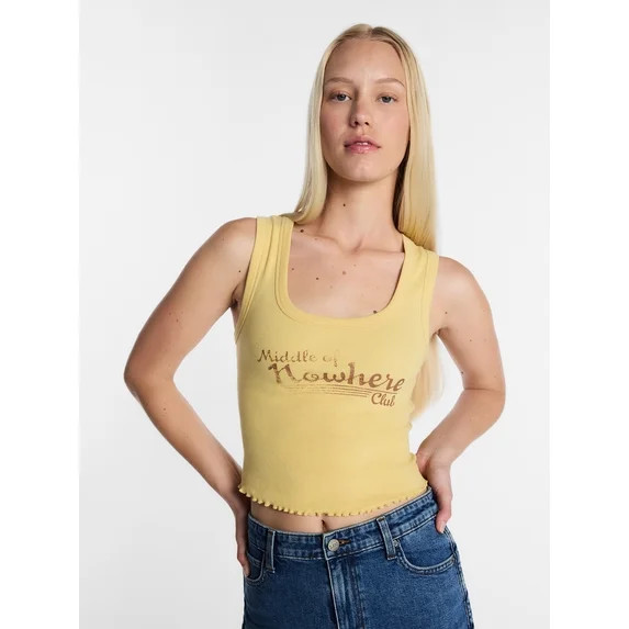 Kacey Lee Women's Darlin Graphic Cutaway Tank Top, Sizes XS-XXL | Walmart (US)