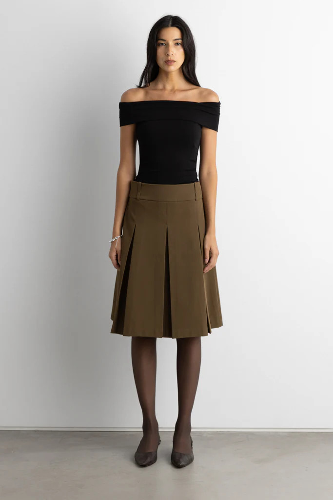 OFF SHOULDER KNIT TOP | OAK + FORT