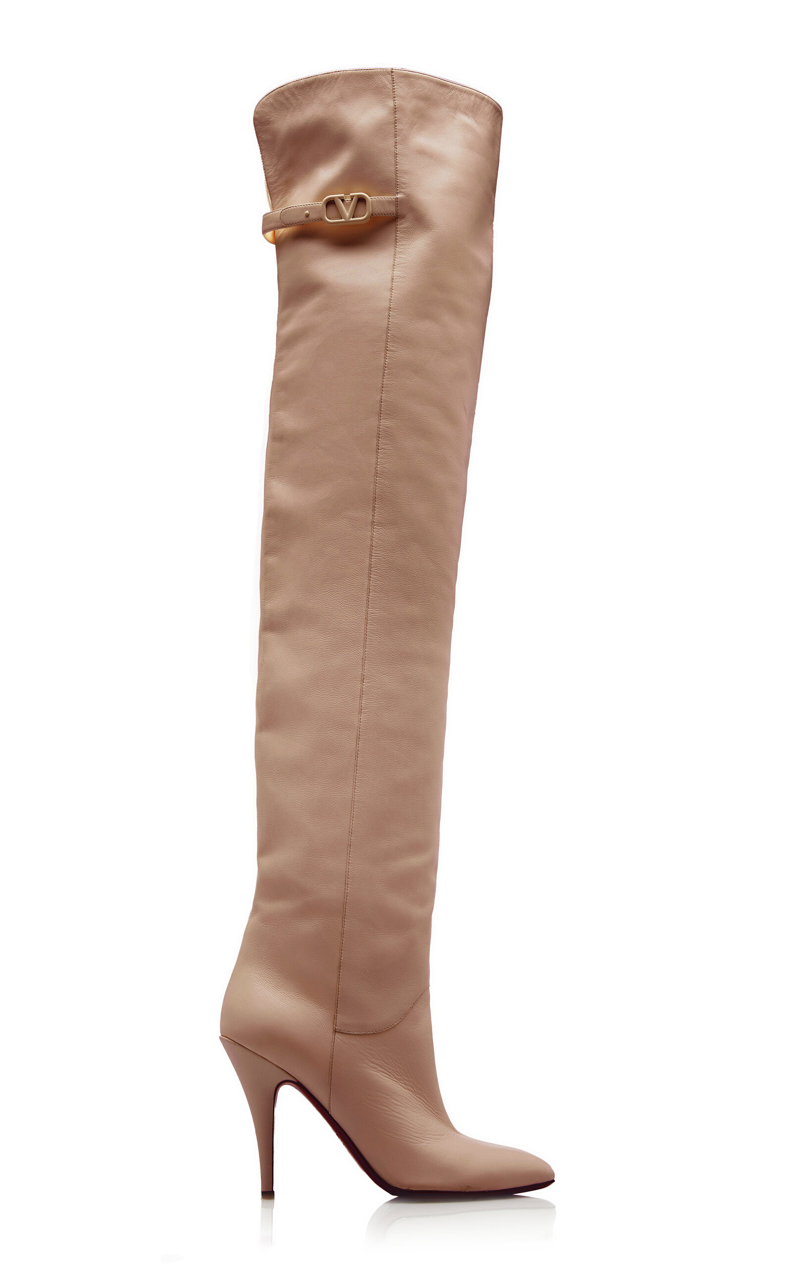 VLogo Signature Leather Boots | Moda Operandi (Global)