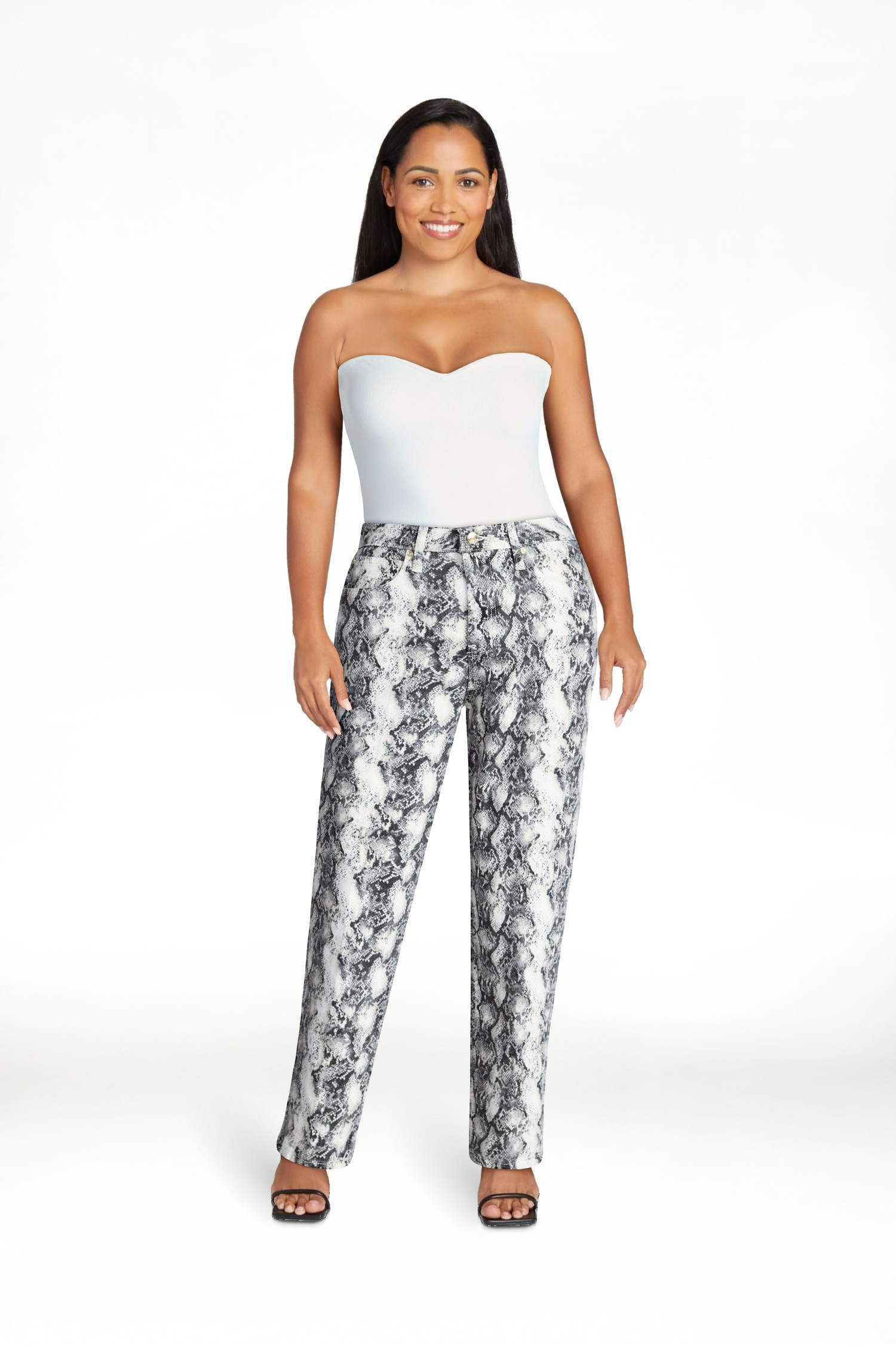 Devil Wears Prada Scoop Collection Women's and Women's Plus Crease Barrel Jeans, 26.5'' Inseam, S... | Walmart (US)