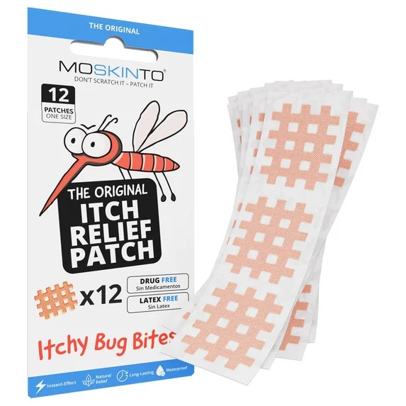 MOSKINTO The Original Mosquito Itch Relief Patch 12 count | Walmart (US)