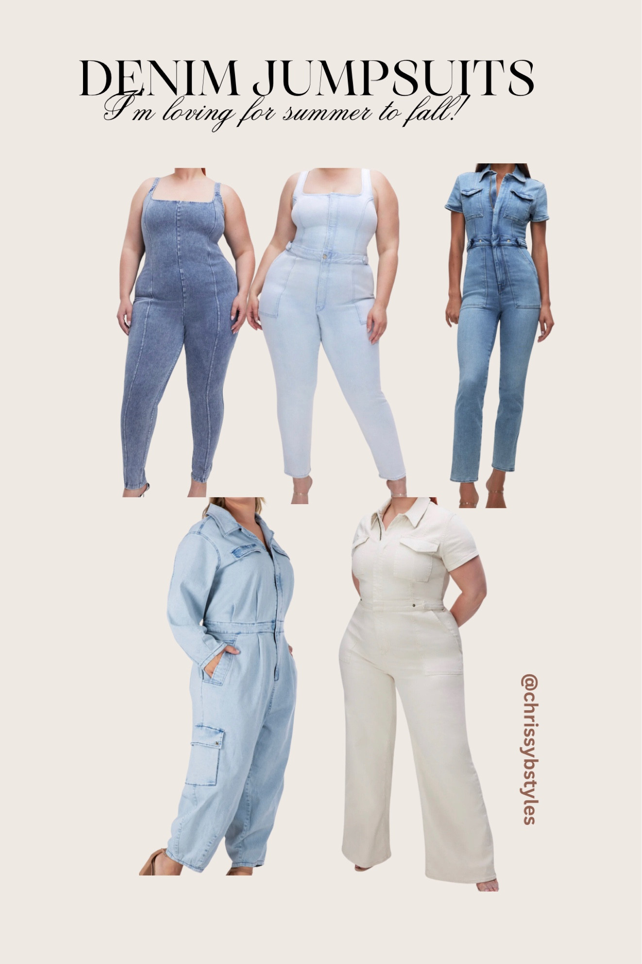 Denim jumpsuits to transition from summer to fall! 
Plus size, denim, denim jumpsuit, jumpsuit, good American , summer to fall fashion

#LTKcurves #LTKBacktoSchool #LTKstyletip