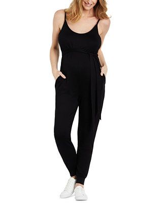 French Terry Maternity Jumpsuit | Macys (US)