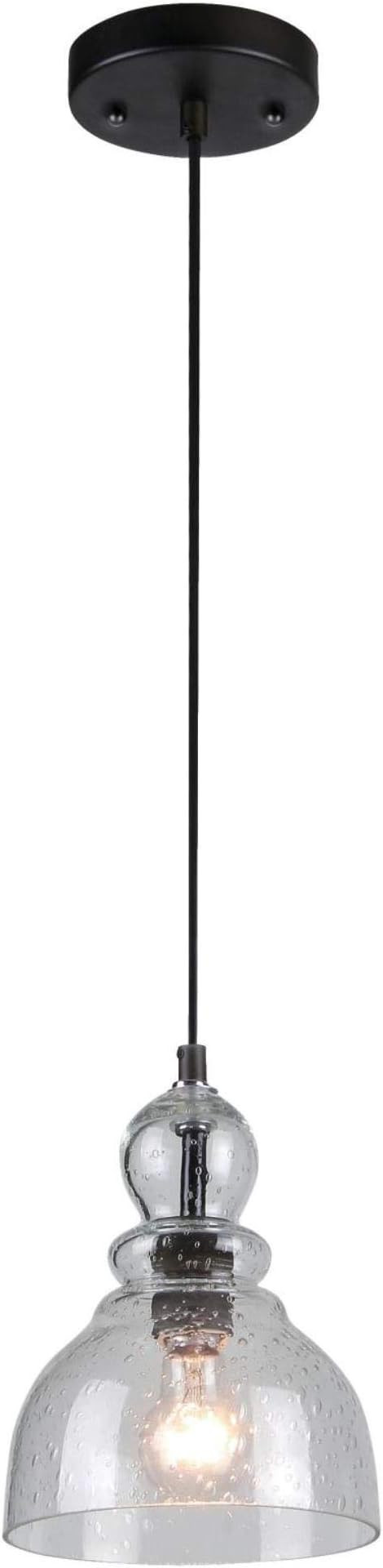 Westinghouse Lighting 6100800 Fiona Mini Pendant, 1 Light, Black | Amazon (US)