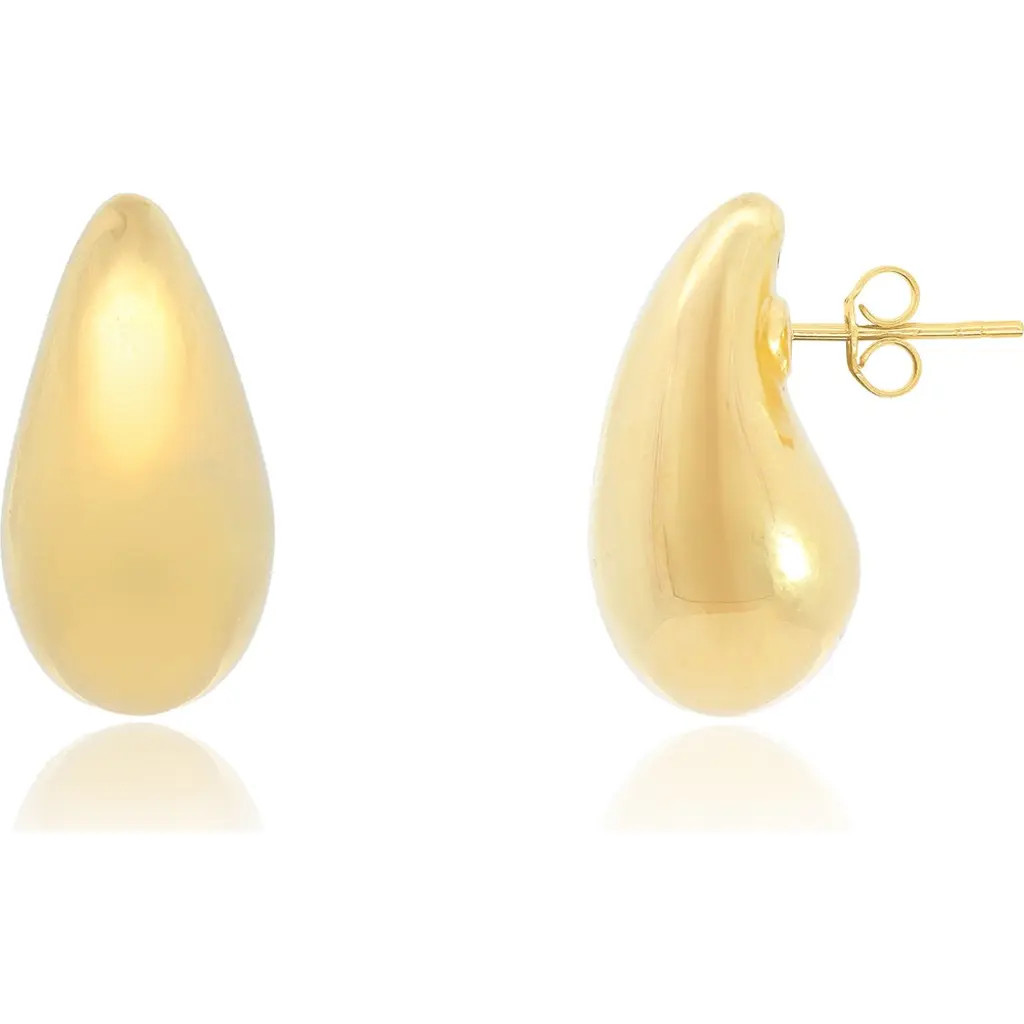The Lovery Fine Jewelry Gold Teardrop Earrings in Yellow Gold at Nordstrom | Nordstrom